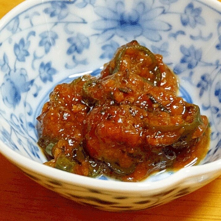 ご飯も・お酒もススム☆　「青南蛮味噌」